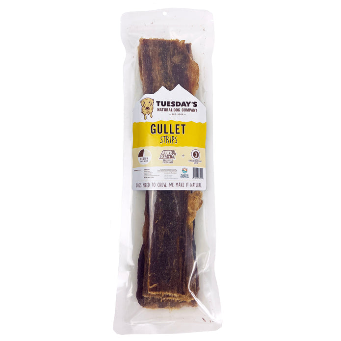 Tuesday's Natural Dog Company Gullet Strips Dog Treats