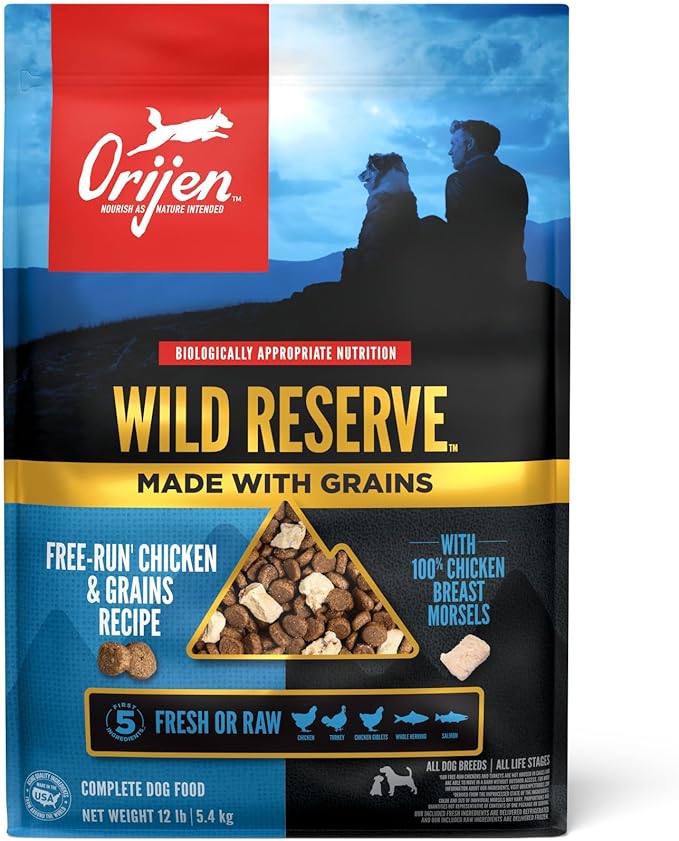 ORIJEN Wild Reserve Chicken & Grains Dry Dog Food