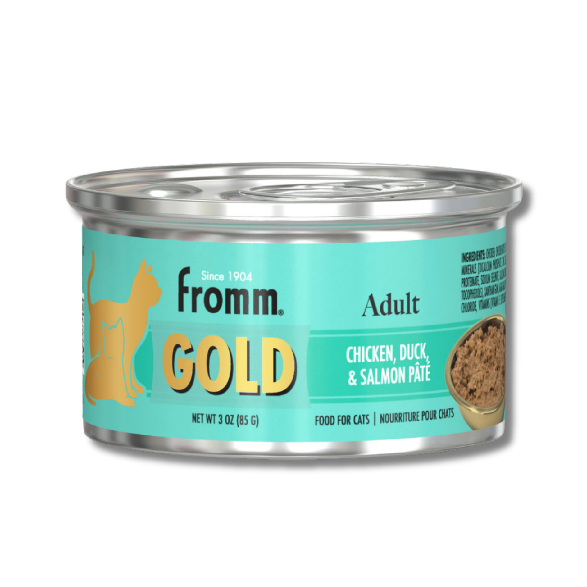 Fromm Gold Chicken, Duck & Salmon Recipe Pate Canned Cat Food