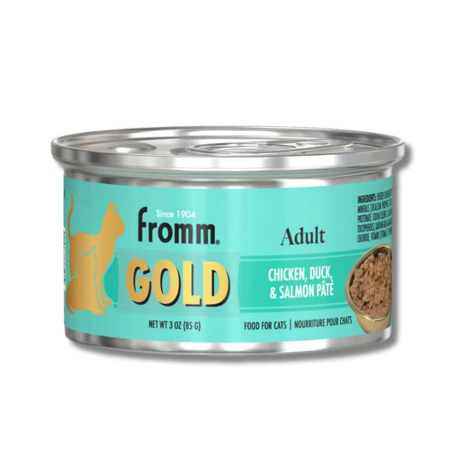 Fromm Gold Chicken, Duck & Salmon Recipe Pate Canned Cat Food