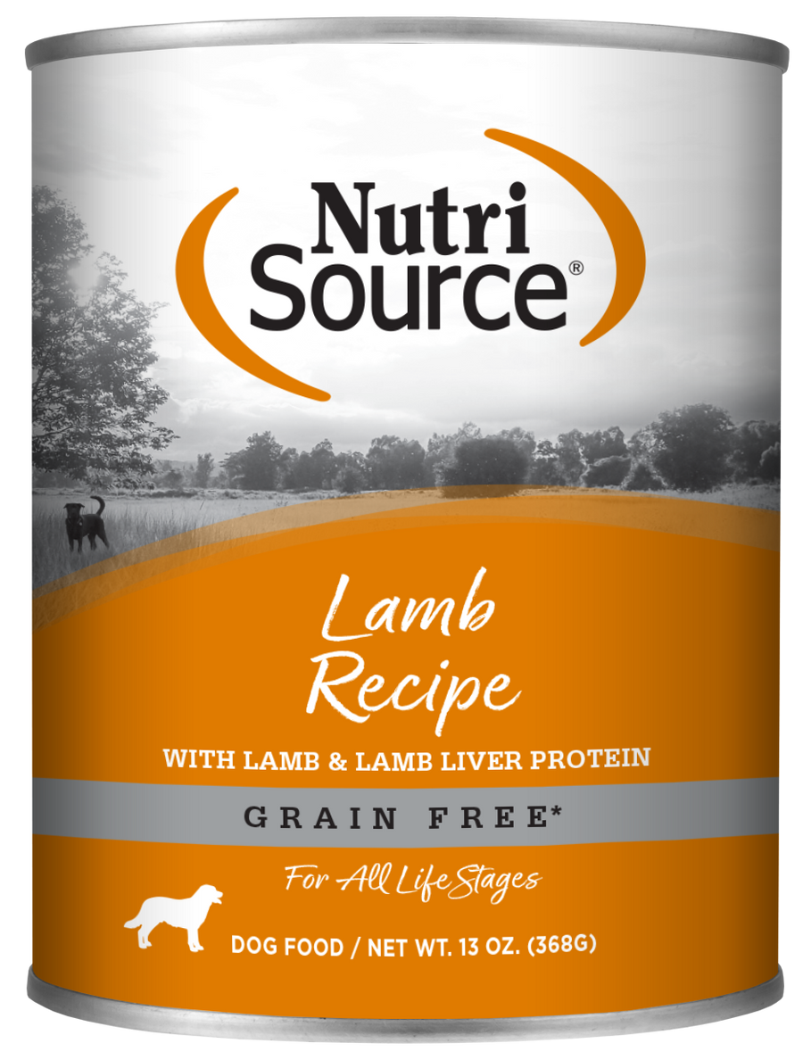 NutriSource Grain Free Lamb Formula Canned Dog Food