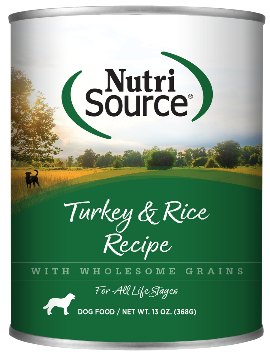 NutriSource Turkey & Rice Recipe Canned Dog Food