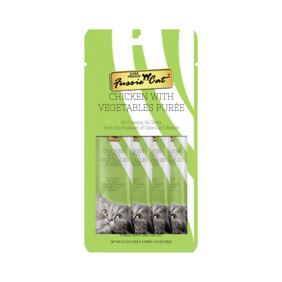 Fussie Cat Puree Chicken & Vegetable Cat Treat