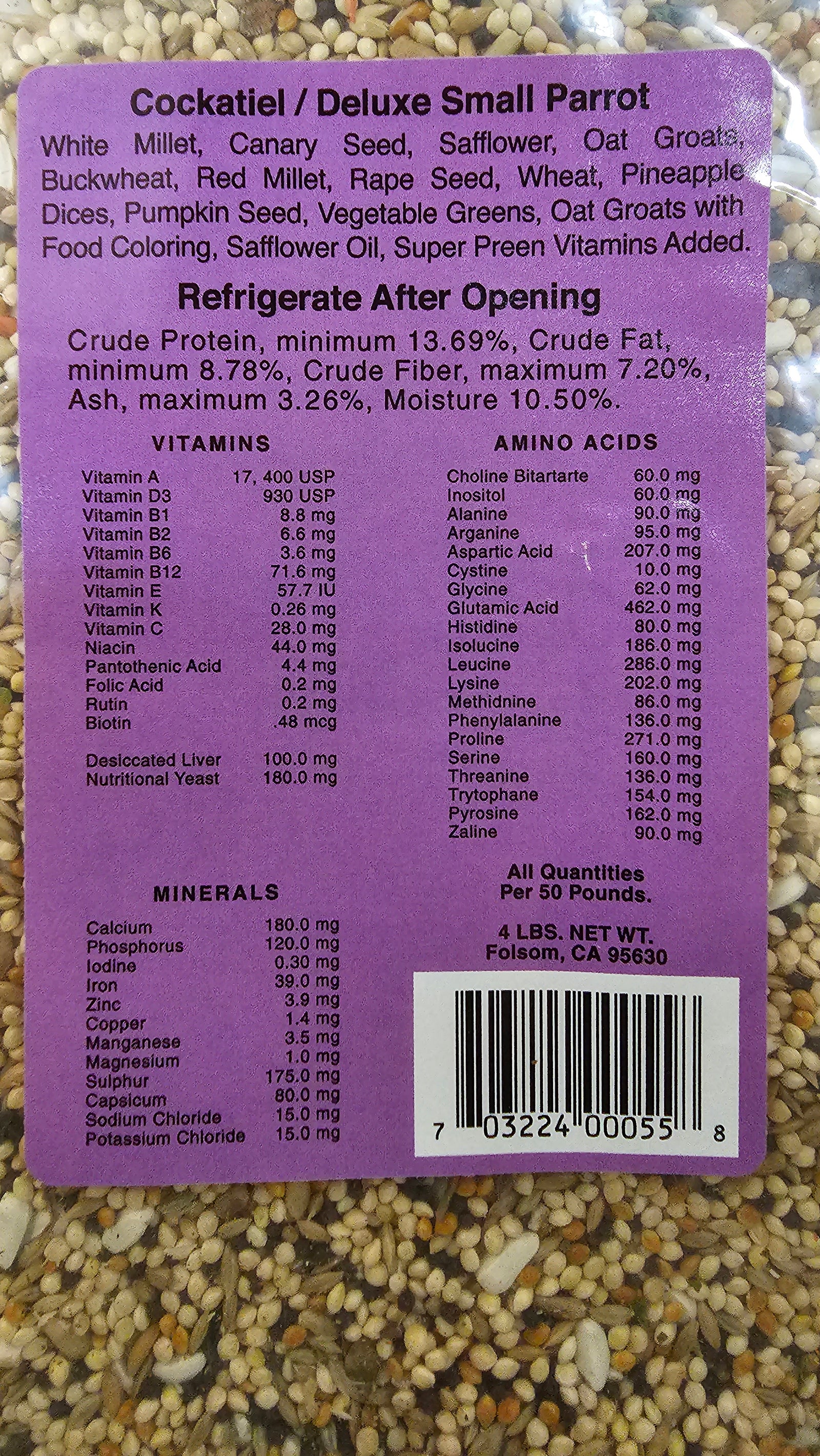 Preferred Exotic Cockatiel Deluxe Bird Food Incredible Pets preferred-exotic-cockatiel-deluxe-bird-food-incredible-pets