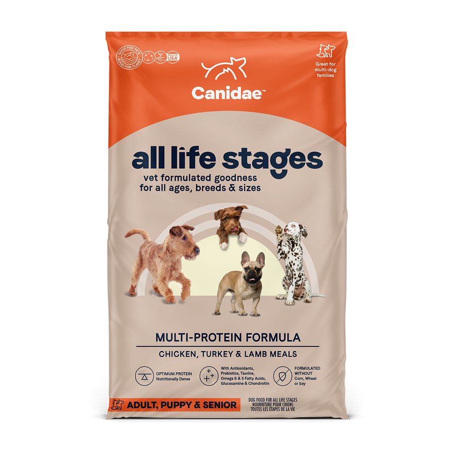 Canidae All Life Stages Multi-Protein Chicken, Turkey, and Lamb Meals Dry Dog Food