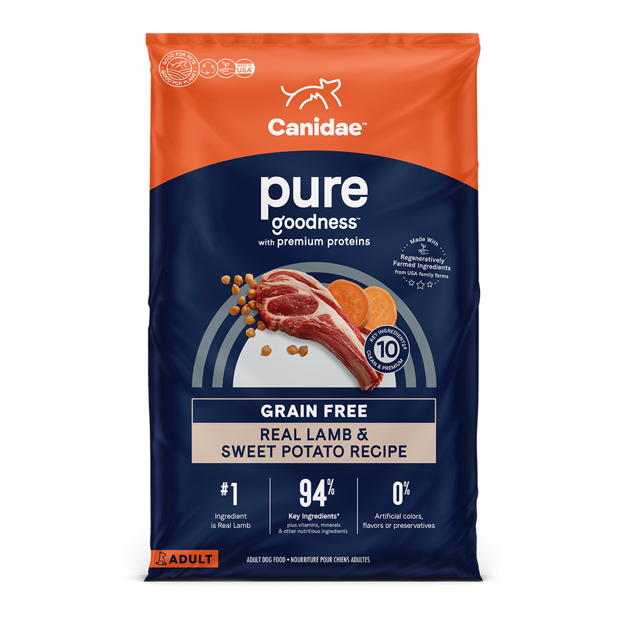 Canidae Grain Free PURE Lamb & Pea Recipe Dry Dog Food