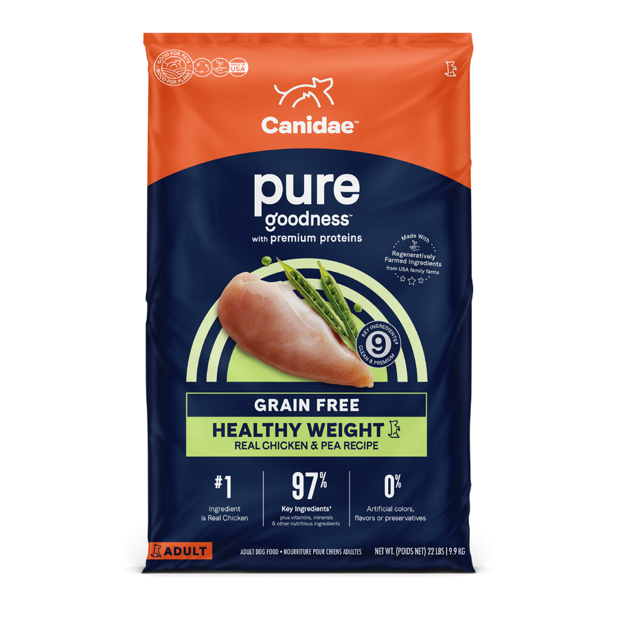 Canidae PURE Grain Free Healthy Weight Chicken & Pea Recipe Dry Dog Food