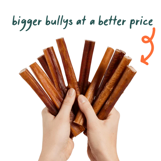 Woof BullySafe Refill Collagen Chew Bully Sticks 12" Dog Treat