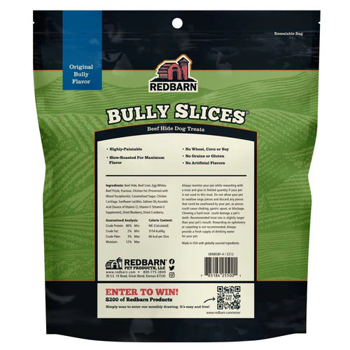 Redbarn Naturals Grain Free Beef Bully Slices Dog Treats