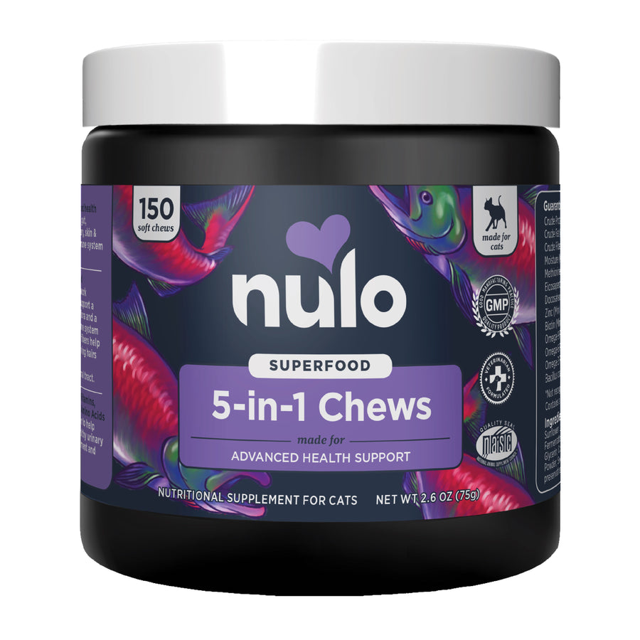 Nulo Superfood 5-in-1 Soft Chews Supplements For Cats