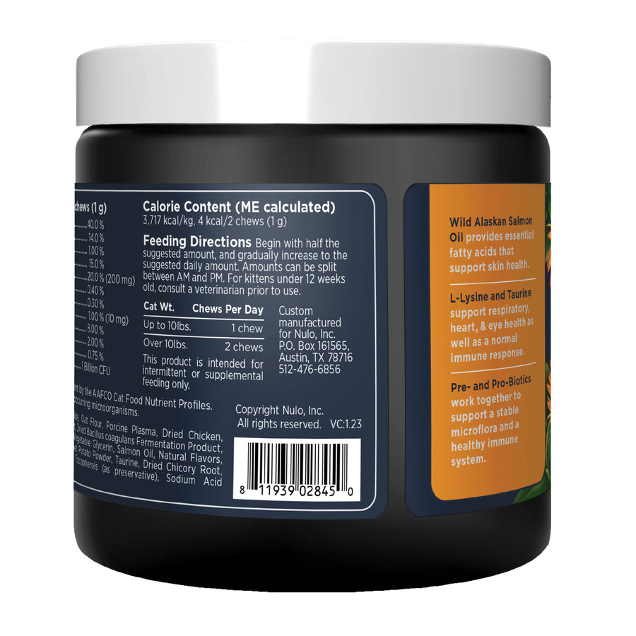 Nulo Superfood Lysine & Immune Chew Cat Supplement Nulo Superfood Lysine & Immune Chew Cat Supplement