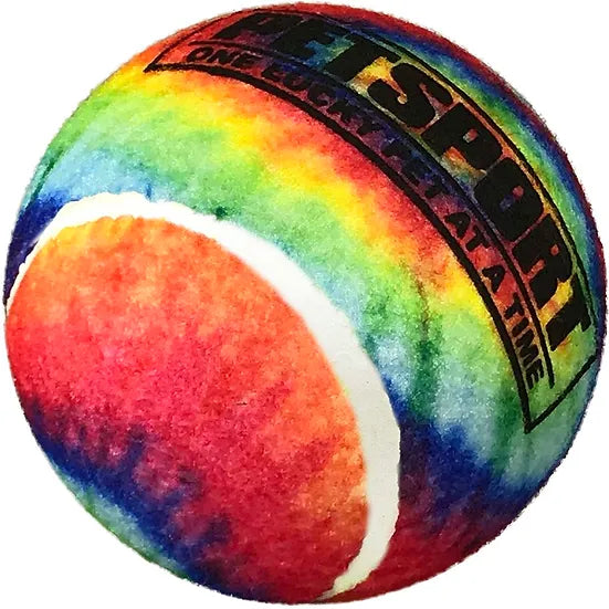 Petsport Tye Die Squeak Ball 3 Pack