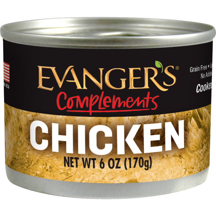 Evanger's Complements Grain Free Chicken Canned Dog and Cat Food