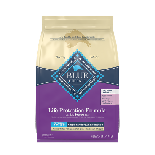 Blue Buffalo Life Protection Formula Natural Chicken & Brown Rice Recipe Adult Toy Breed Dry Dog Food