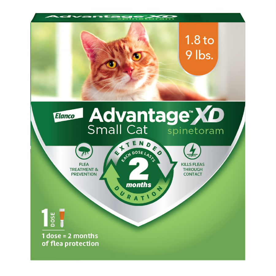 Advantage XD Topical Flea Protection for Small Cats, 1.8lb - 9lbs