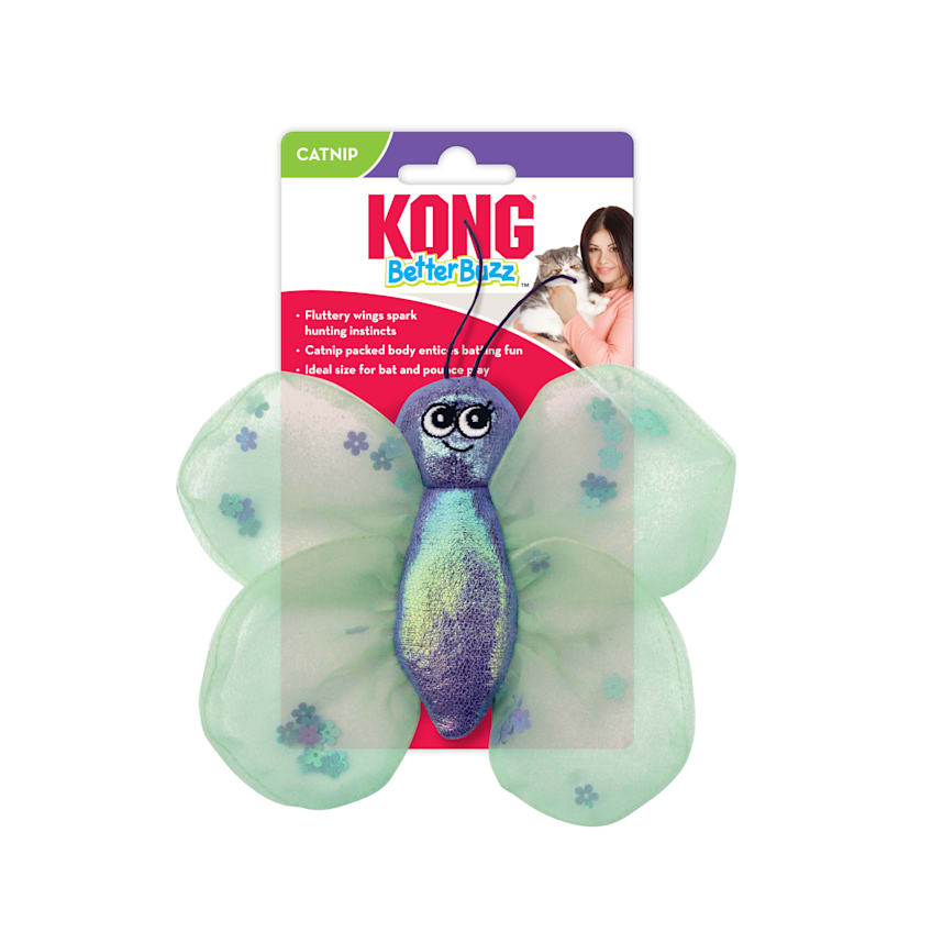 KONG Better Buzz Butterfly Cat Toy