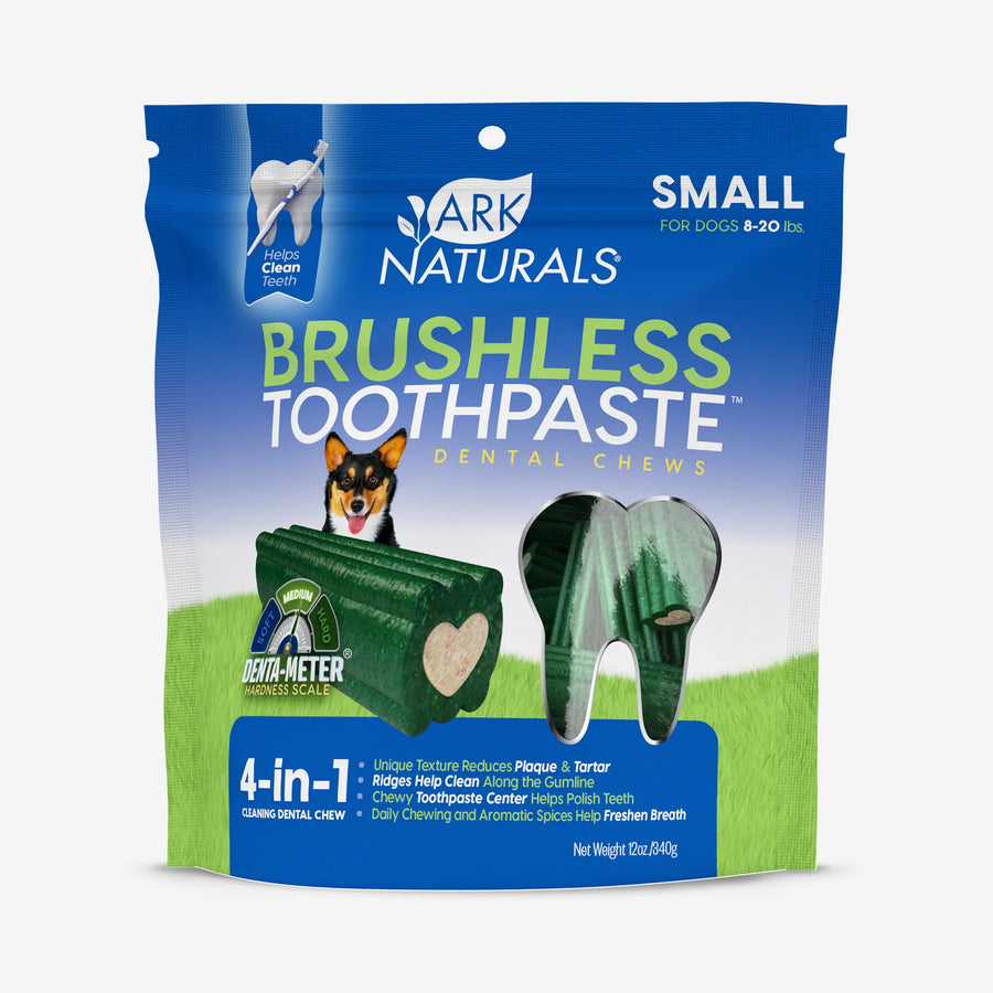 Ark Naturals Brushless Toothpaste Dental Chews for Small Dog