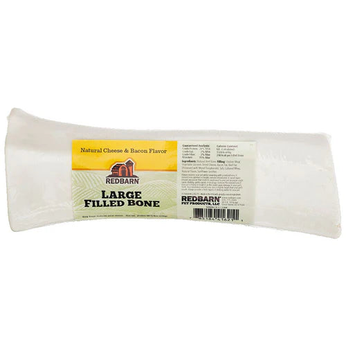 Redbarn Natural Cheese & Bacon Flavor Filled Bone For Dogs