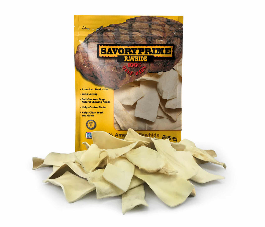 Savory Prime Rawhide Natural Chips Dog Treat