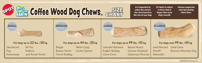 Spot Coffee Wood Dog Chew