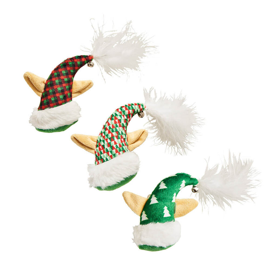 Ethical Pet SPOT Holiday Elf Hat Catnip Toys