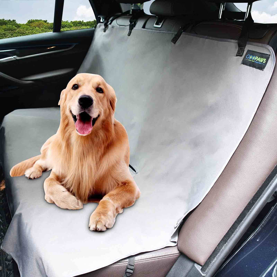 GooPaws Scratchproof Bench Dog Car Seat Cover, Fits Car Truck or SUV