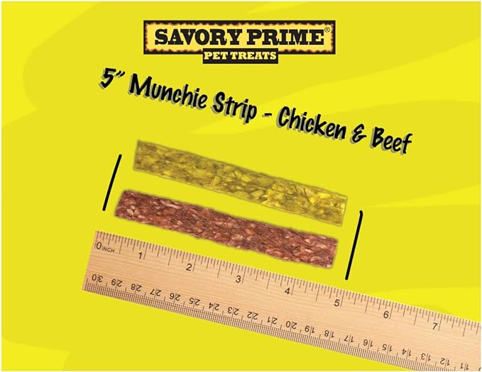 Savory Prime Chicken & Beef Munchie Sticks Dog Treats