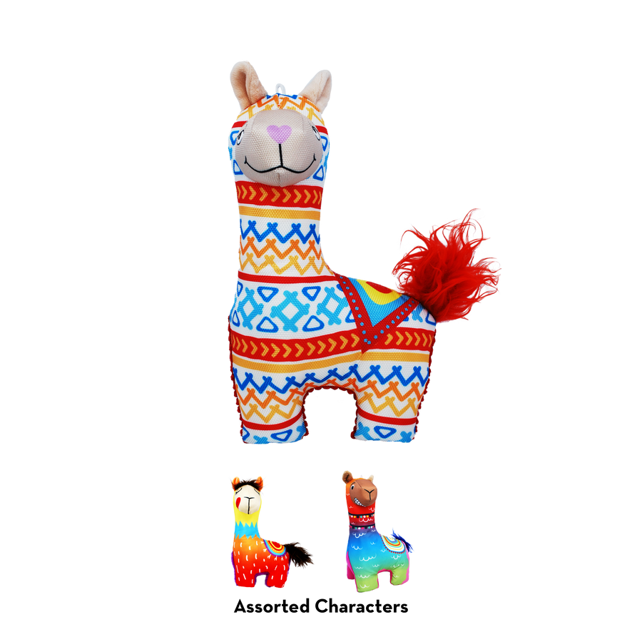 KONG Ballistic Vibes Llamas Dog Toy