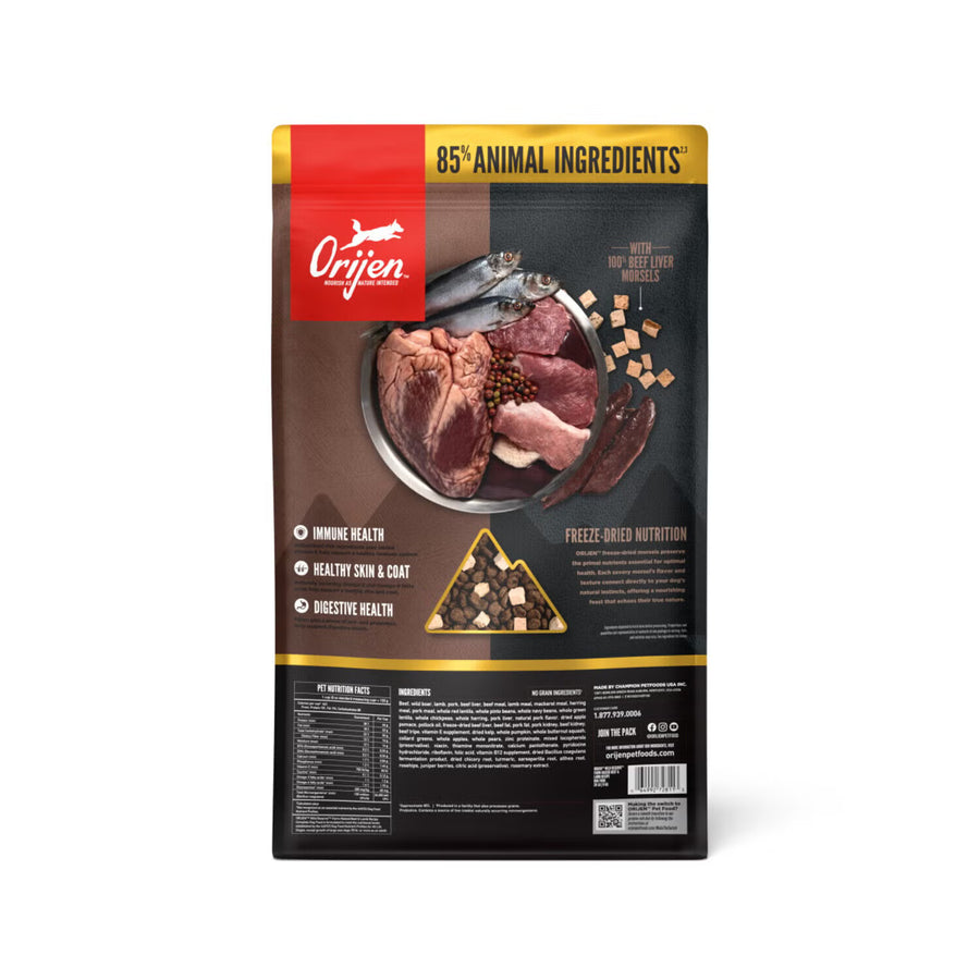 ORIJEN Wild Reserve Beef & Lamb Dry Dog Food