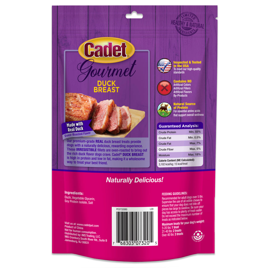 Cadet Gourmet Duck Breast Treats for Dogs