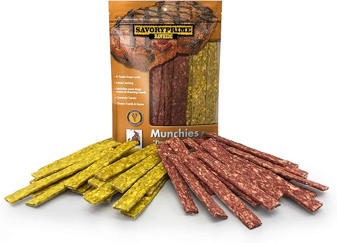 Savory Prime Chicken & Beef Munchie Sticks Dog Treats