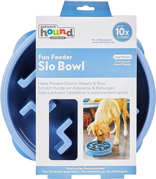 Outward Hound Dog Fun Feeder Slo Bowl Slow Feeders Dog Bowl