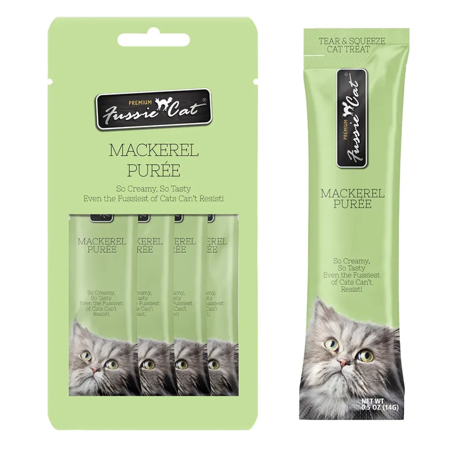 Fussie Cat Puree Mackerel Cat Treat