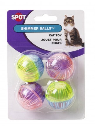 Spot Shimmer Balls Cat Toys 4 pack