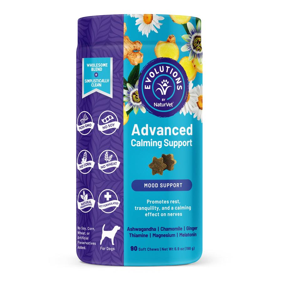 NaturVet Evolutions Advanced Calming Soft Chews for Dogs