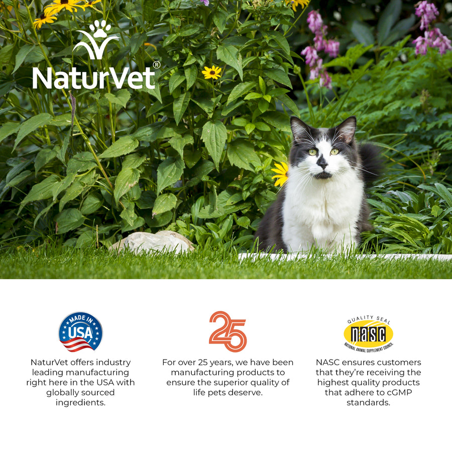 NaturVet Allergy Aid and Antioxidant For Cats 60-ct