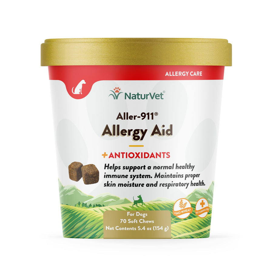 NaturVet Aller-911 Allergy Aid Chews