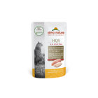 Almo Nature La Cucina Chicken & Whitefish Cat Food Pouch 55g, Front Pouch