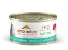Almo Nature Natural Trout & Tuna Canned Cat Food 70g, Front Can