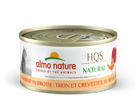 Almo Nature Natural Tuna & Shrimp Canned Cat Food 70g Front Can