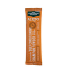 Front of stick sachet of Alzoo Concentrated Shampoo Powder Refill Deep Conditioning Vanilla Scent 40g