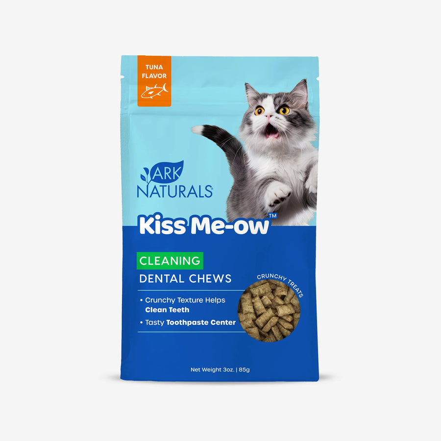 Ark Naturals Kiss Me-Ow Cleaning Dental Chews Tuna Flavor for Cats