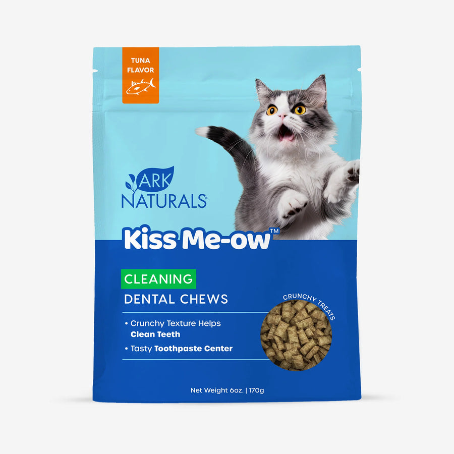 Ark Naturals Kiss Me-Ow Cleaning Dental Chews Tuna Flavor for Cats