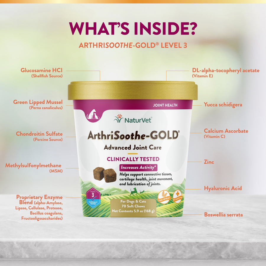 NaturVet Artrisoothe Gold Chews