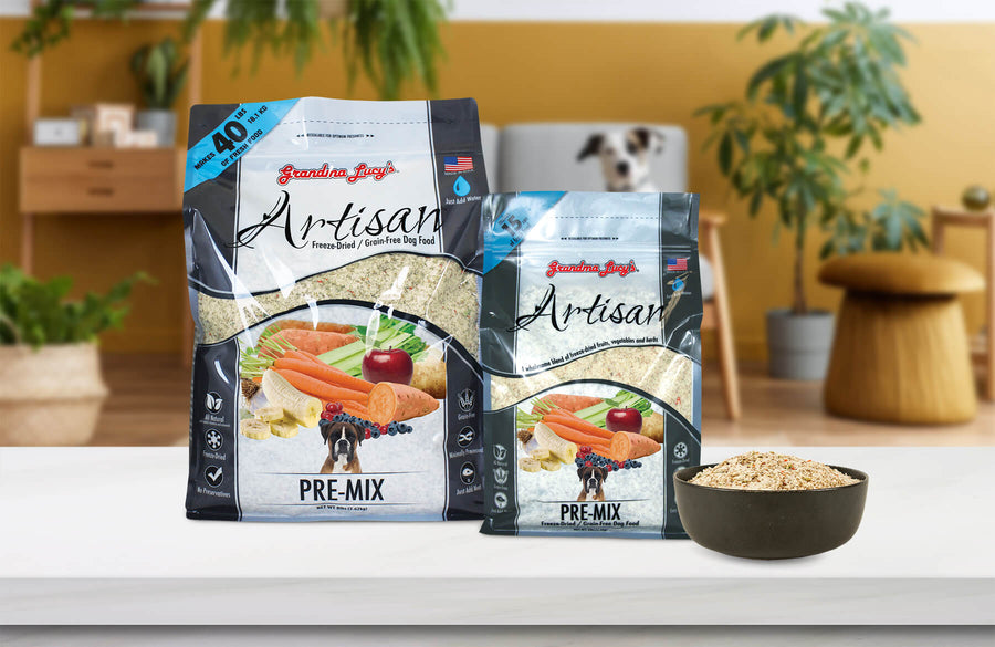 Grandma Lucy's Artisan Grain Free Pre-Mix Freeze Dried Dog Food