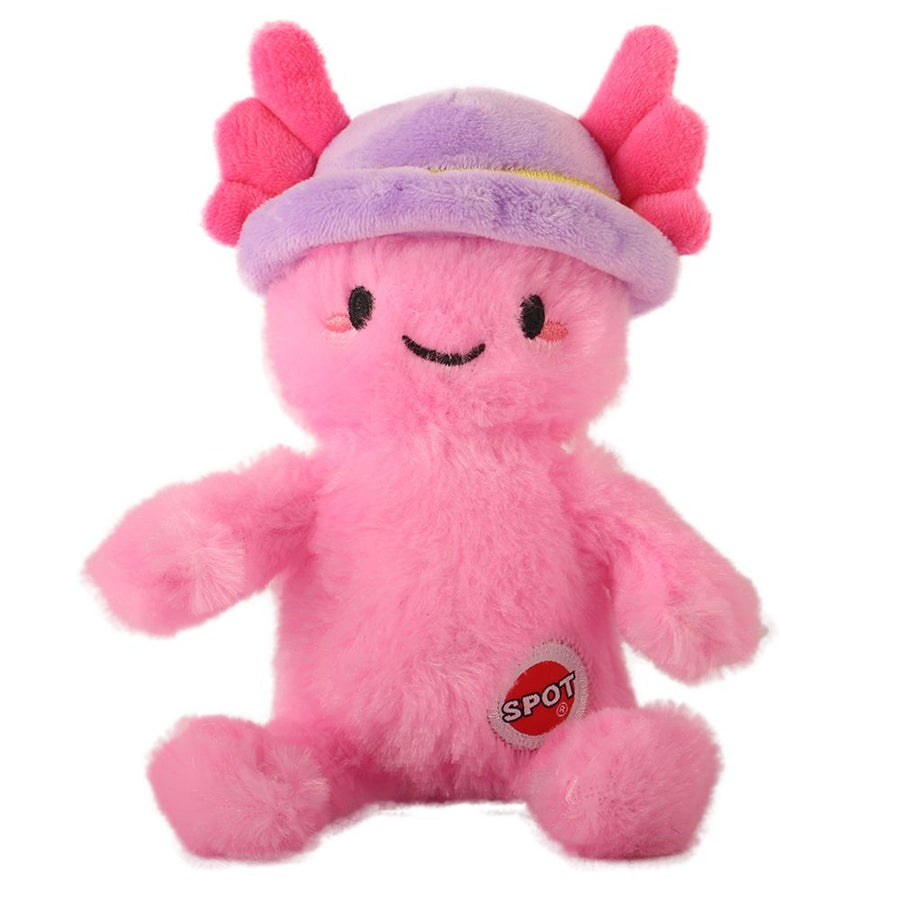 Spot Axolotl With Hat Plush Dog Toy.