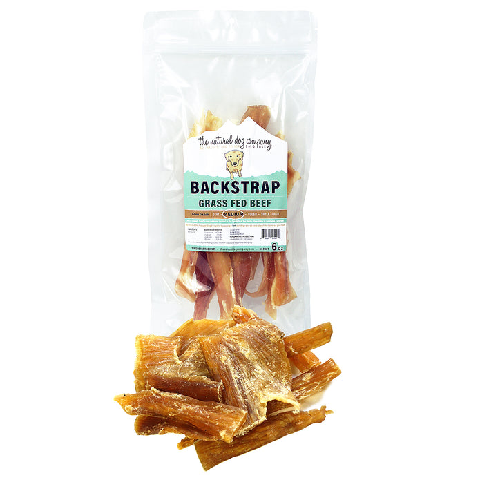 Tuesday's Natural Dog Company Beef Backstrap Dog Treat