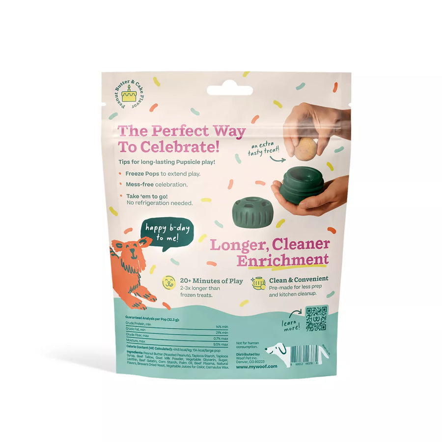Woof Pupsicle Refill Pops Birthday Dog Treat