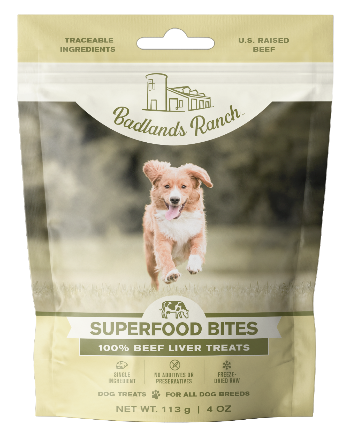 Badlands Ranch Freeze-Dried Superfood Bites Beef Liver Dog Treats