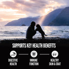 * Digestive Health
* Immune Function
* Healthy Skin & Coat